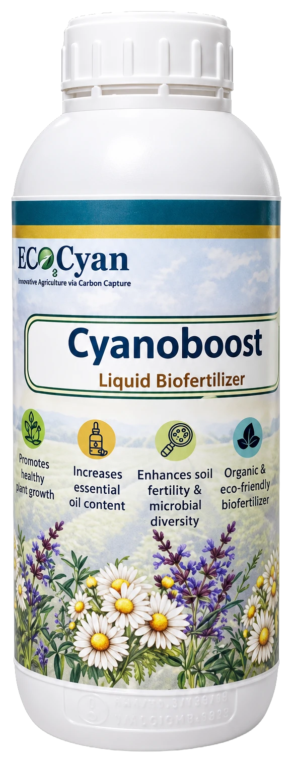 Cyanoboost liquid biofertilizer bottle
